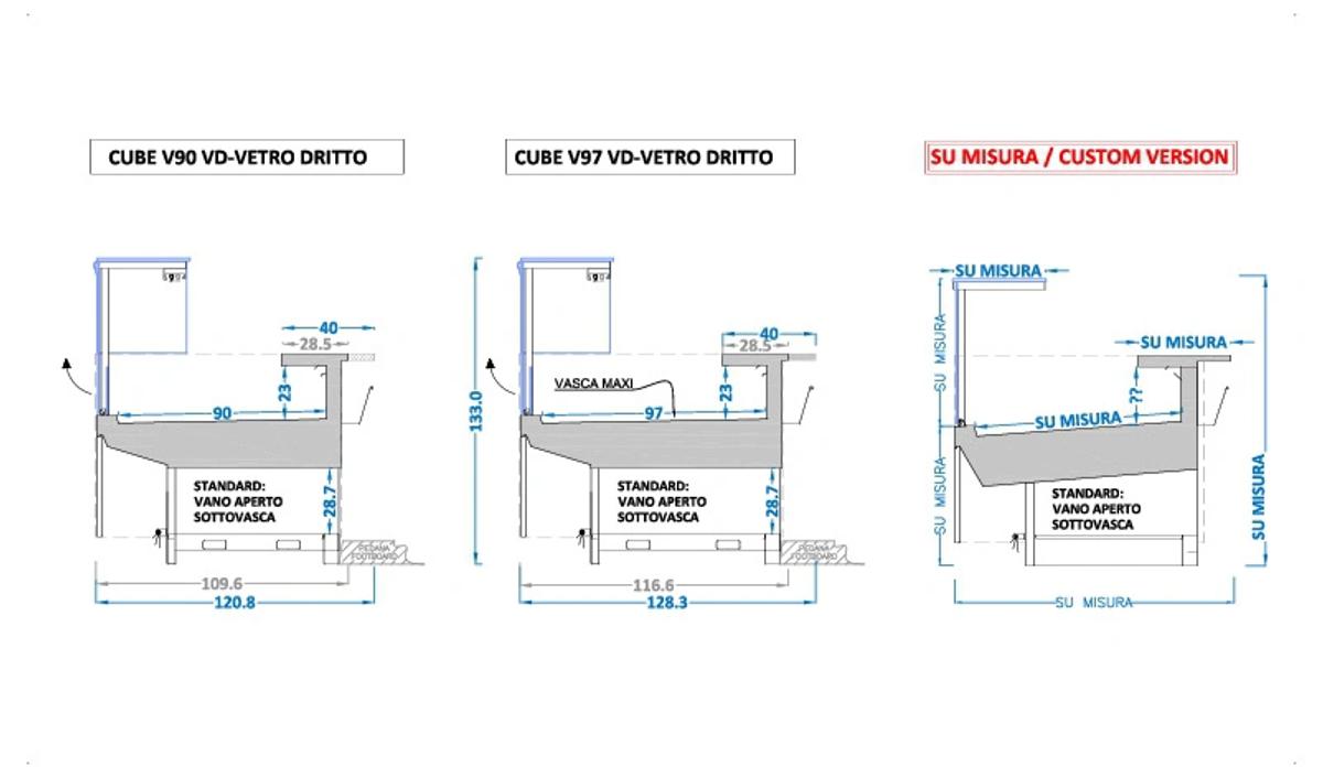 sections-gastronomy-refrigerated-counters-straight-glass-CUBE-VD