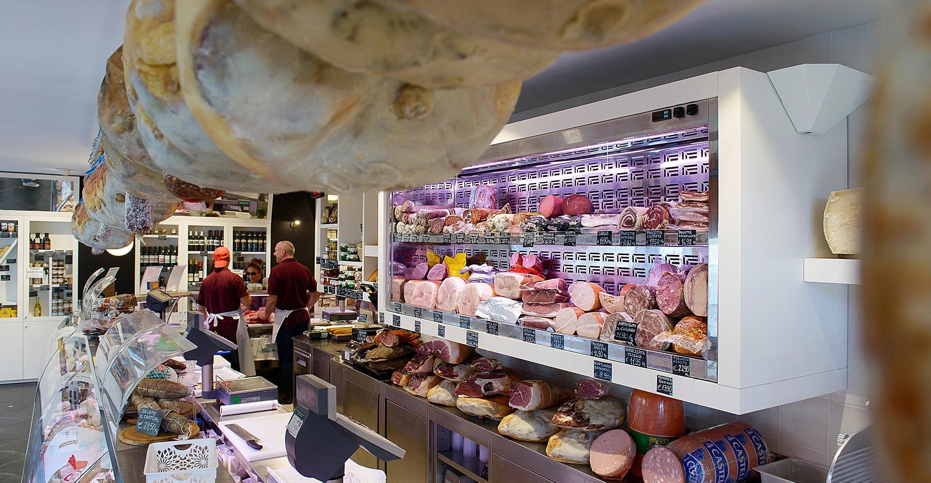 Kühltheke für Wurstwaren