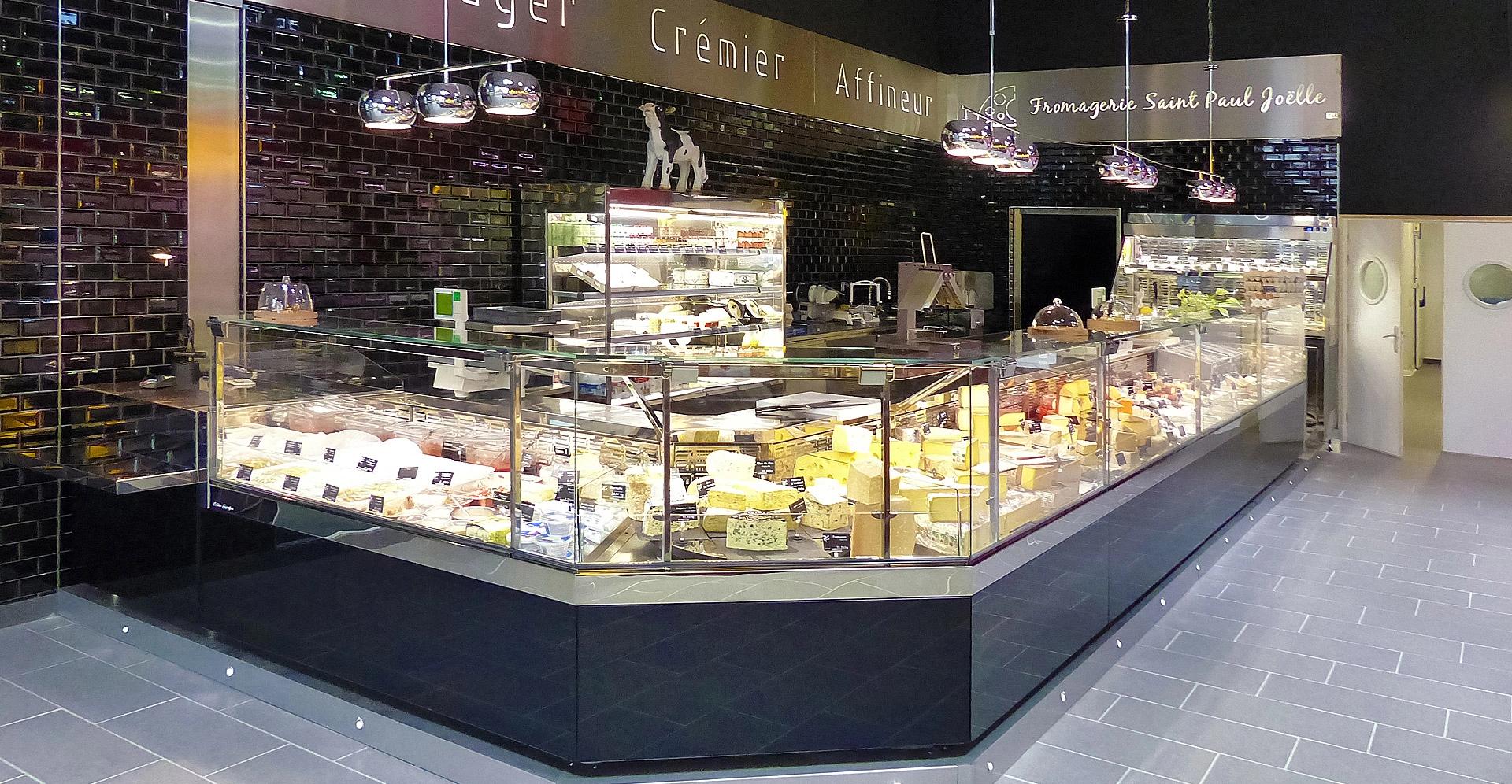 Corner Counter for Cheeses
