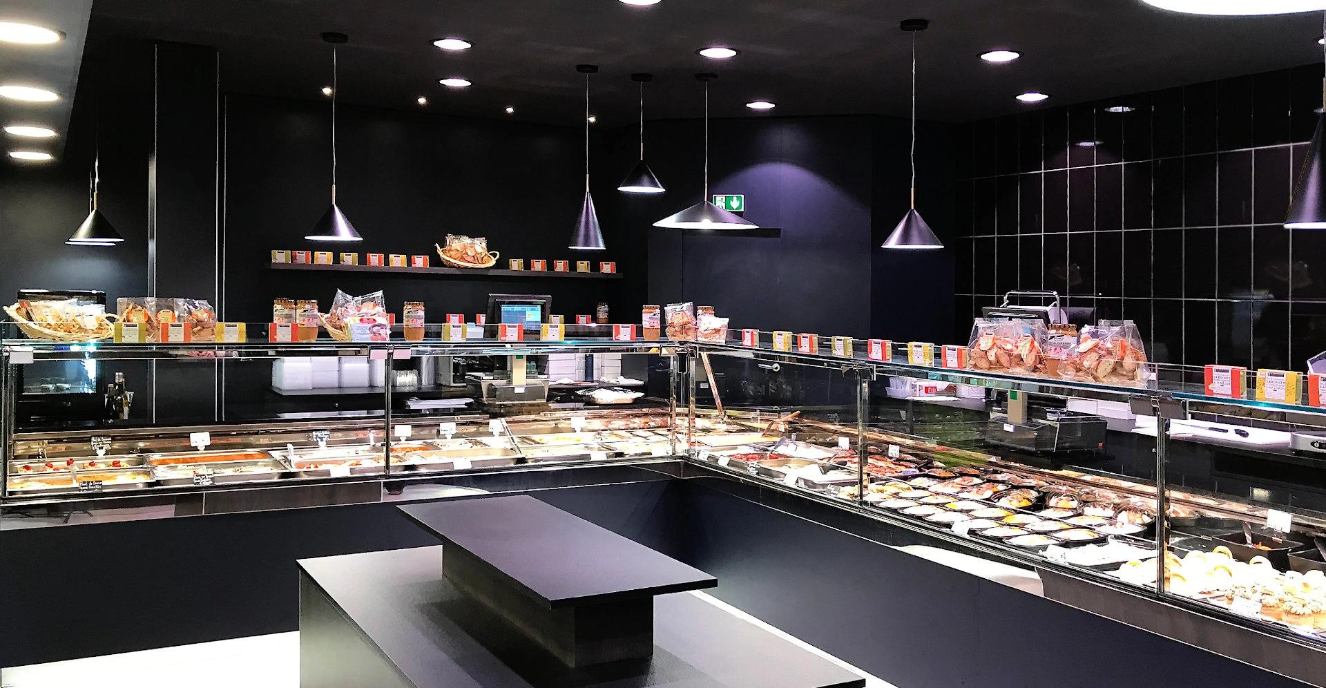 vitrine réfrigérée design pour gastronomie