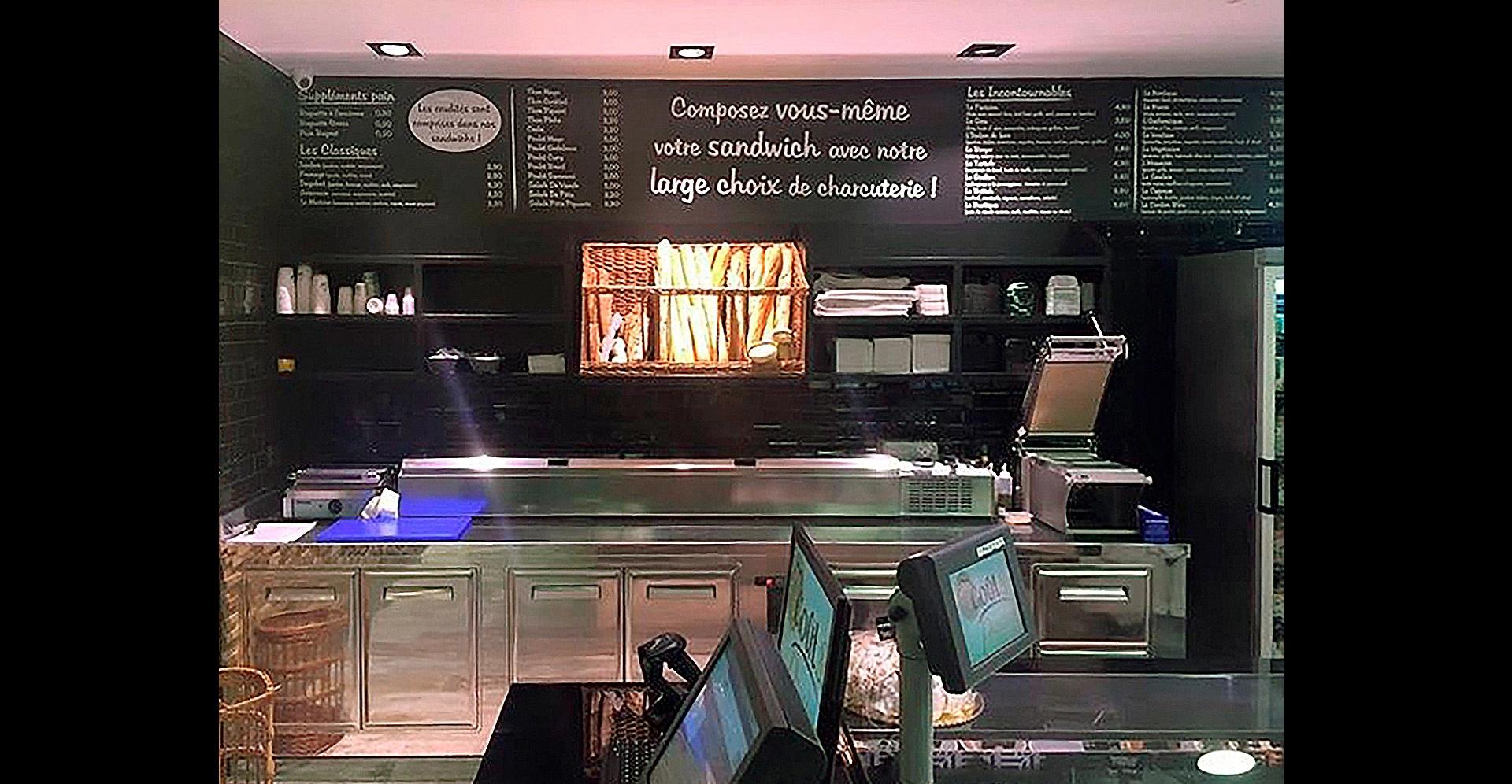 Refrigerated Back Counter