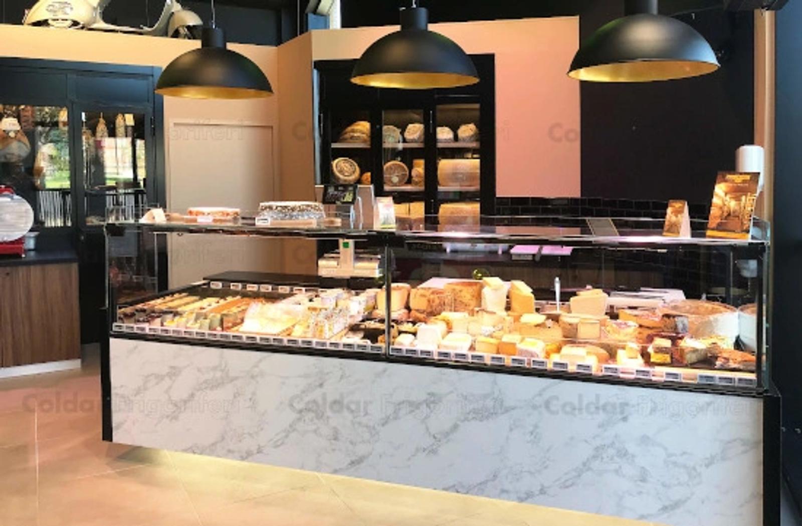 Display Counter for Cheese