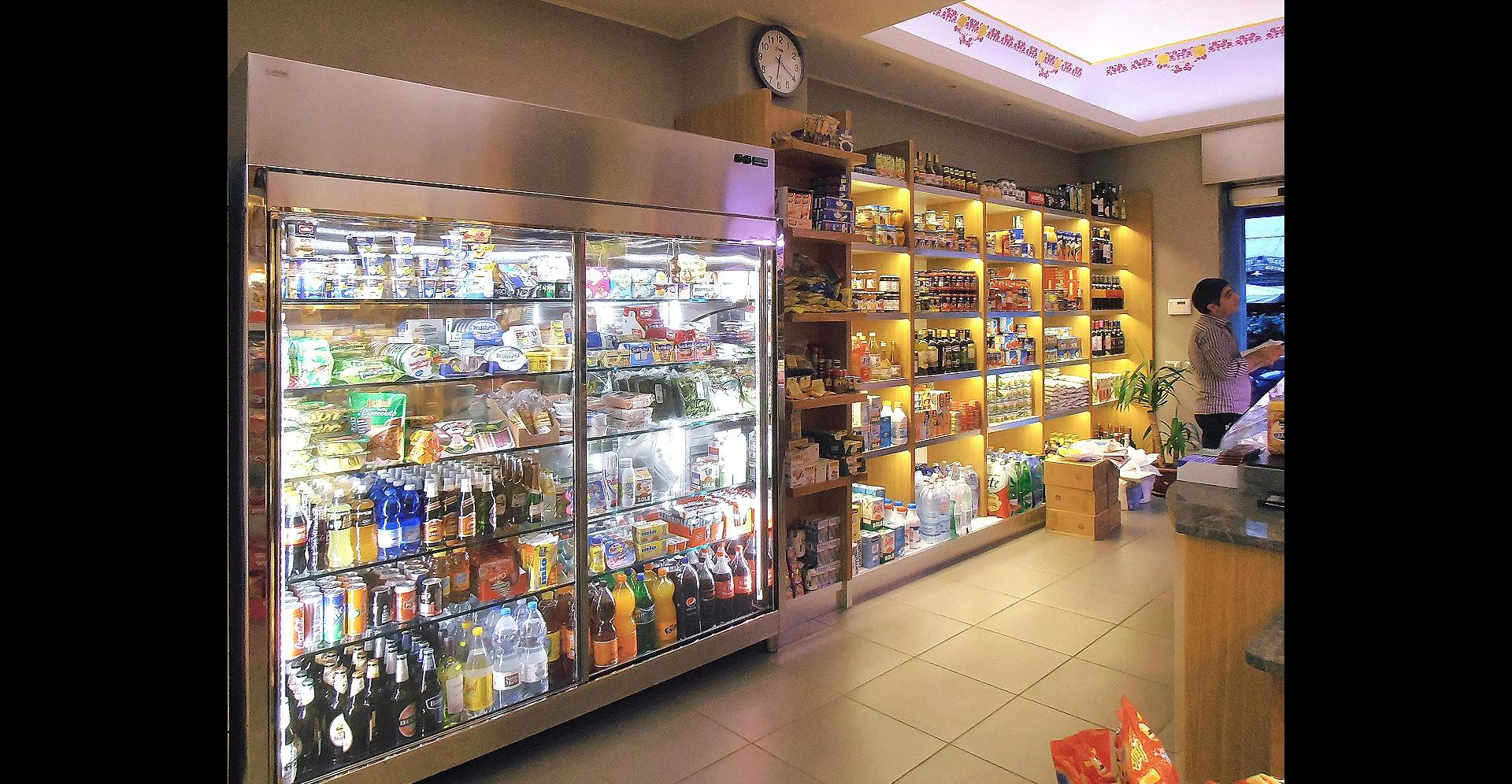 Wein- und Lebensmittelkühlvitrine