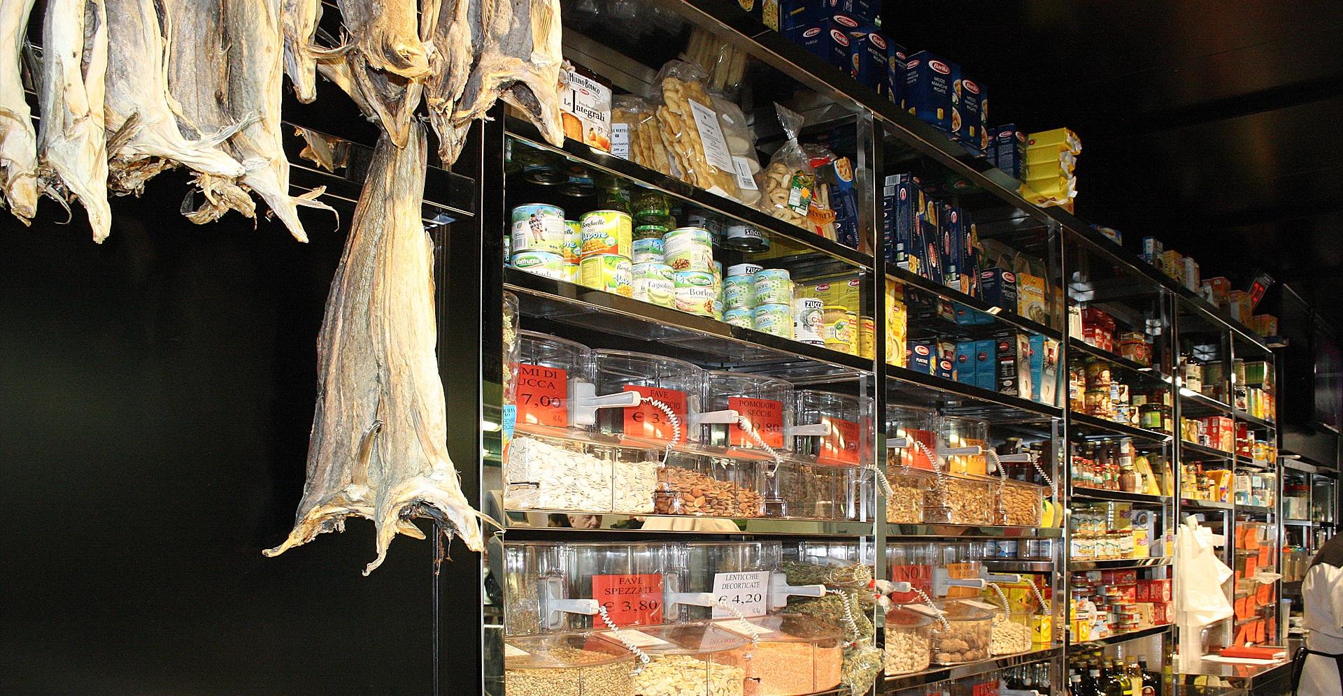 Présentoirs en acier pour aliments