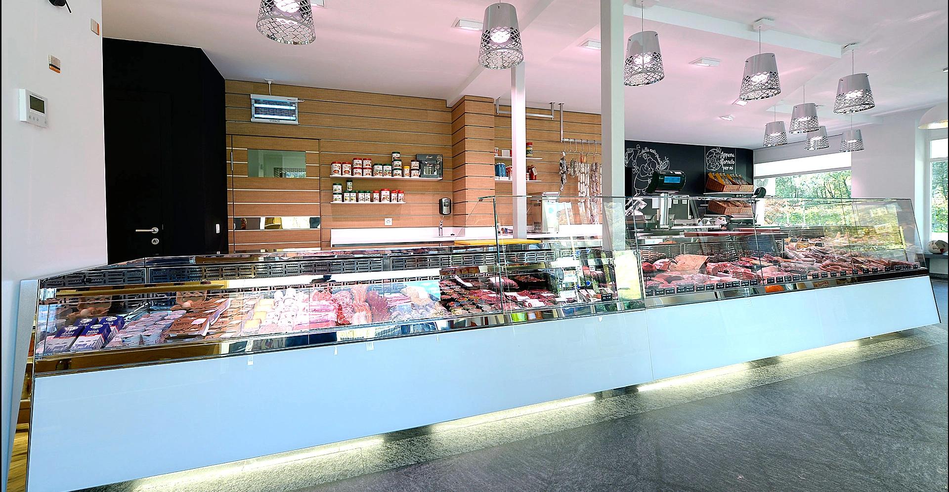 Maßgeschneiderte Fleisch-Kühltheke
