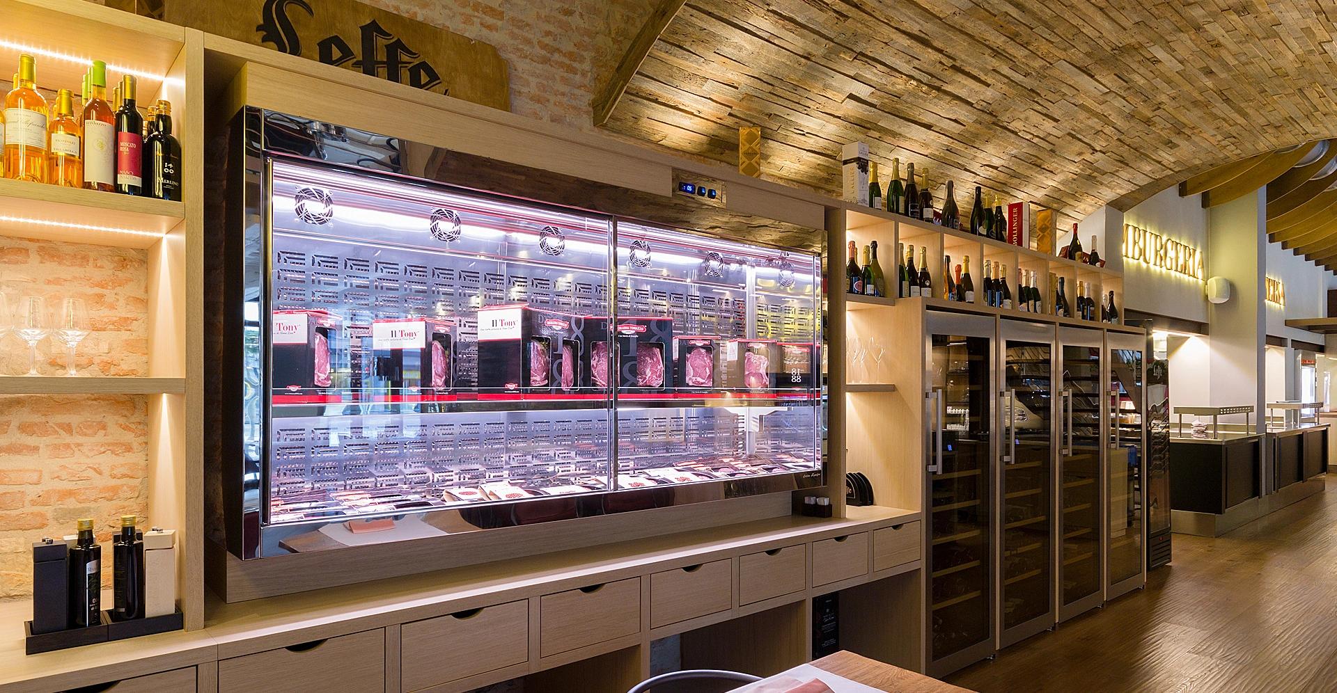 Designer Refrigerated Back Counter