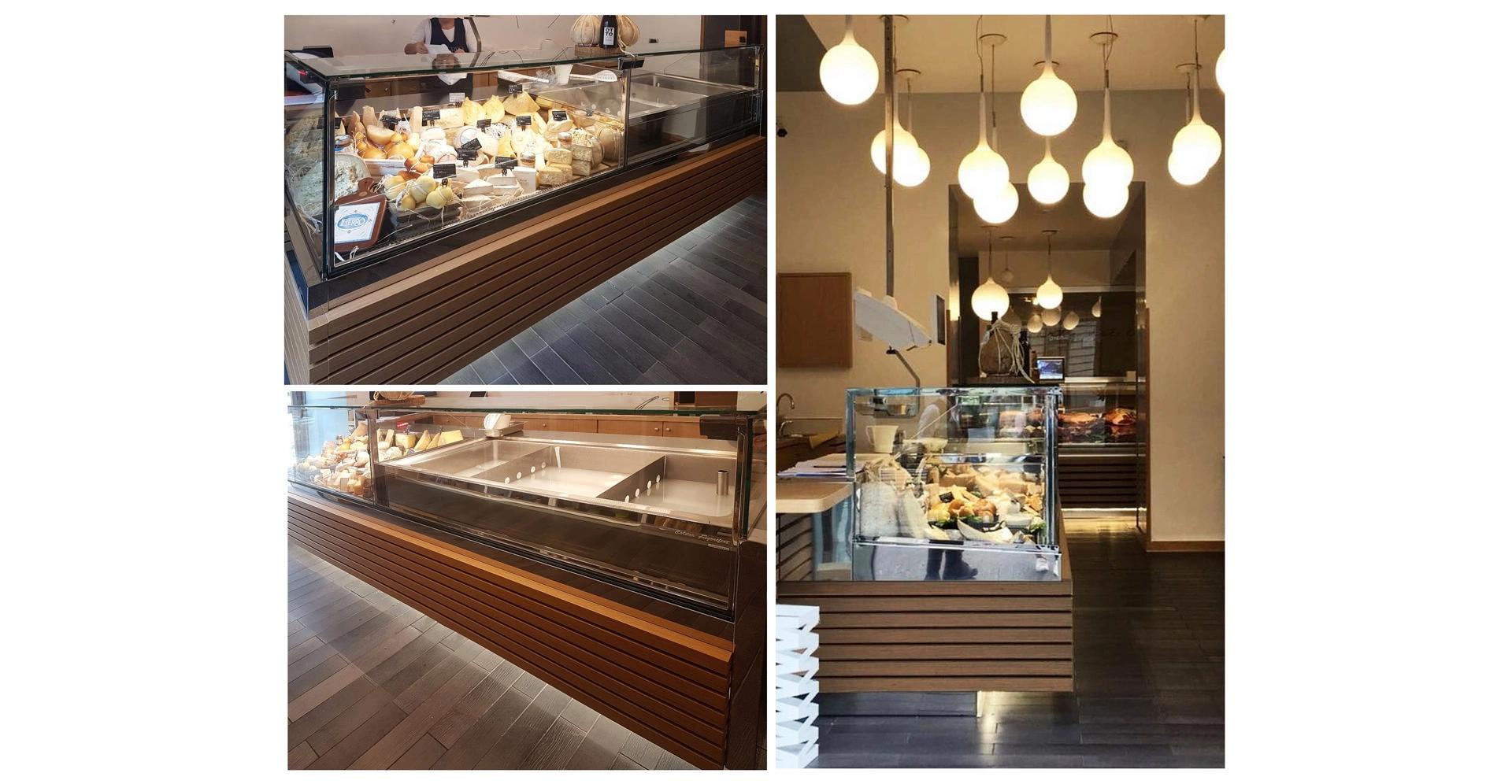 Refrigerated Counter with Mozzarella Basin