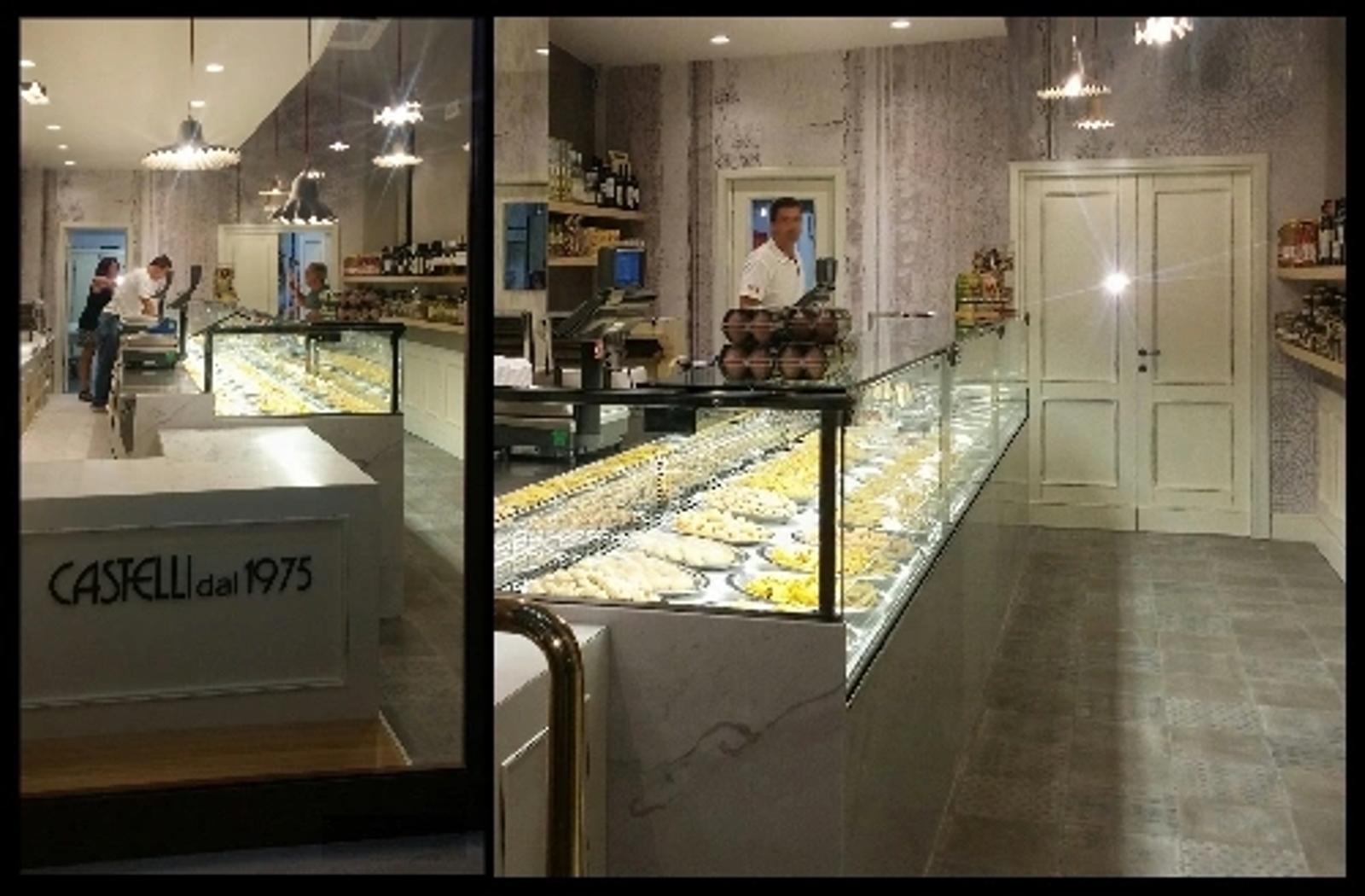 Kühlvitrine für frische Pasta