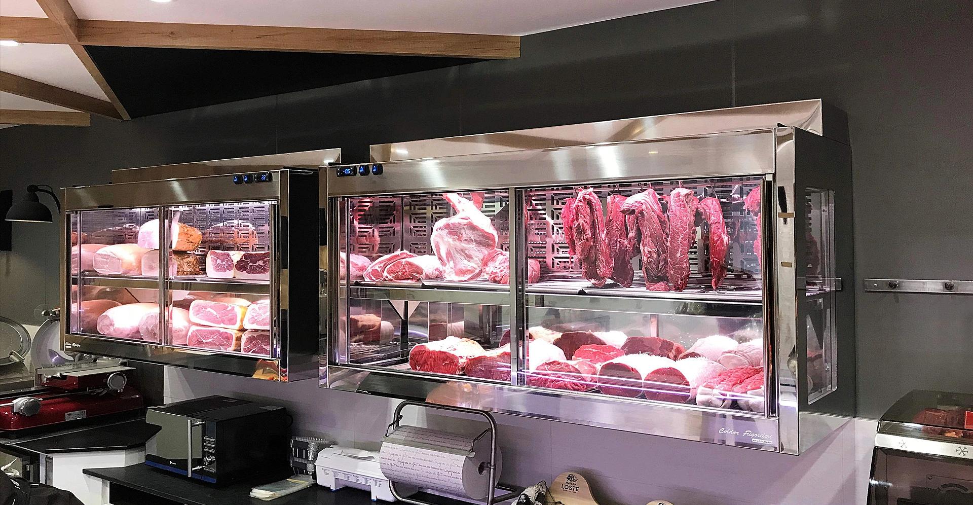 Kühlvitrine für Fleisch