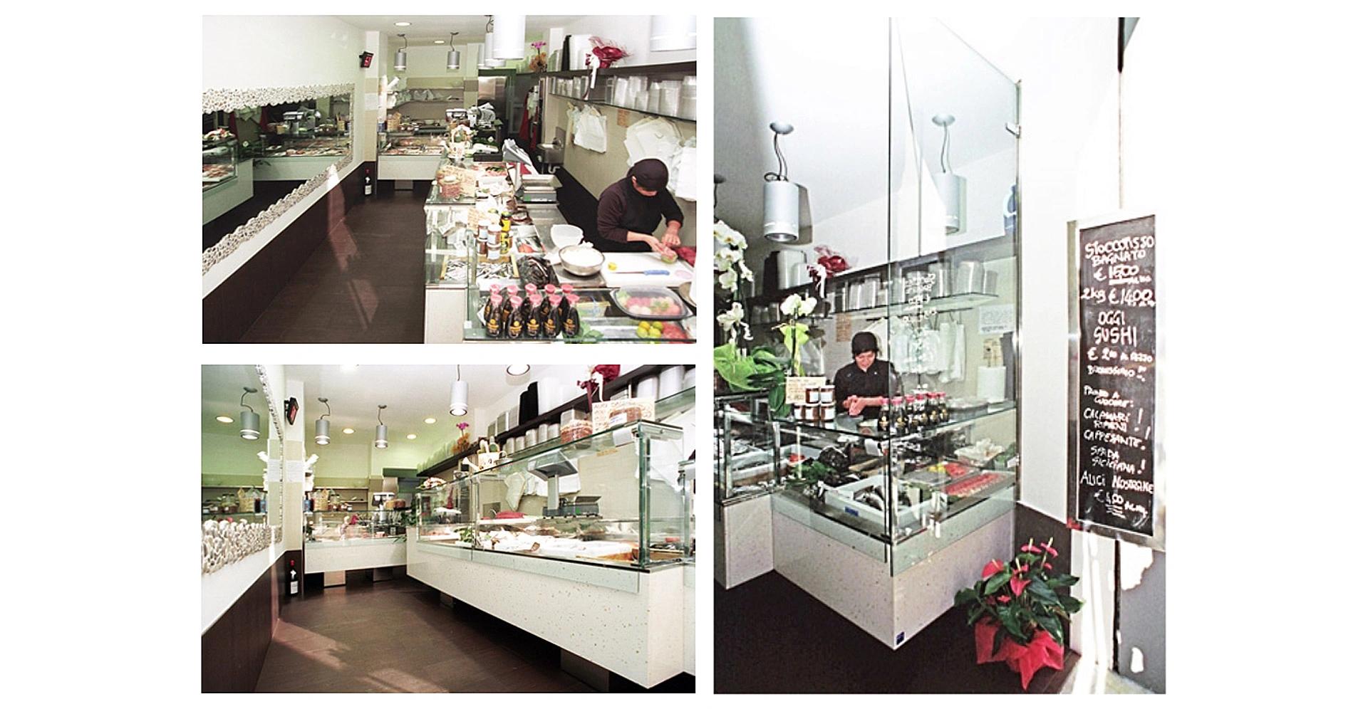 Custom Fish And Sushi Counters