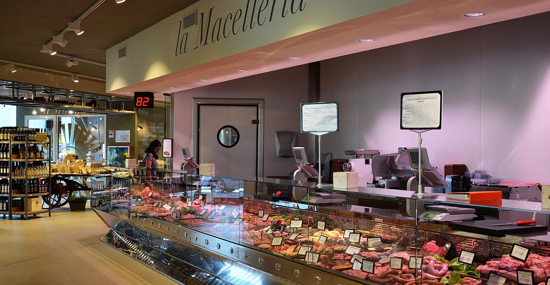 Refrigerated Counters Butcher Shop